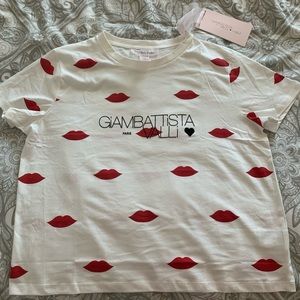 Giambatista Valli x H&M lips t-shirt